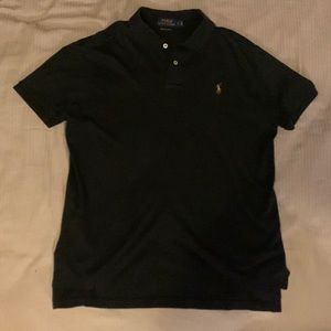 Ralph Lauren Pima Soft Touch Polo Black Men’s Large
